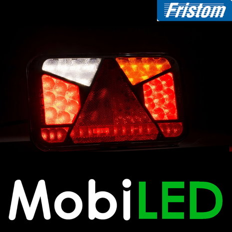 Fristom Achterlicht 5 functies kenteken kabel FT-370 Rechts E-keur Fristom Achterlicht 5 functies kenteken kabel FT-370 Rechts E-keur