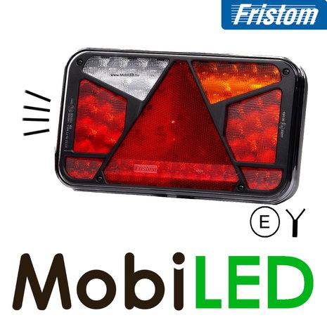 Fristom Feu arrière 5 fonctions pl. d'immatriculation câble FT-370 Droit E-marque