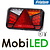 Rear light 5 functions cable Right