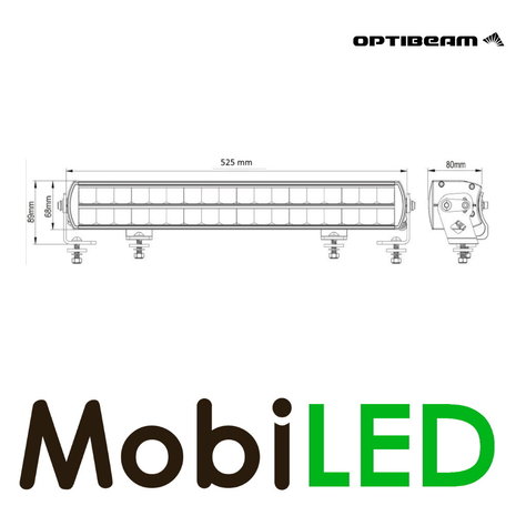 Optibeam Optibeam Super Captain Dual Rage 600  52 cm