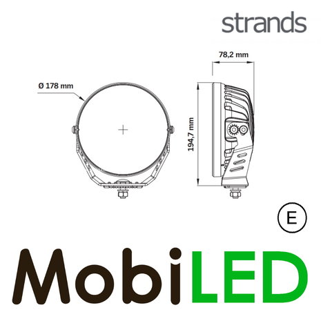 Strands Strands Siberia 7" Night Ranger wit/amber combi Strands Strands Siberia 7" Night Ranger wit/amber combi