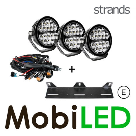 Strands Set 7" Night rangers with license plate holder and connection set