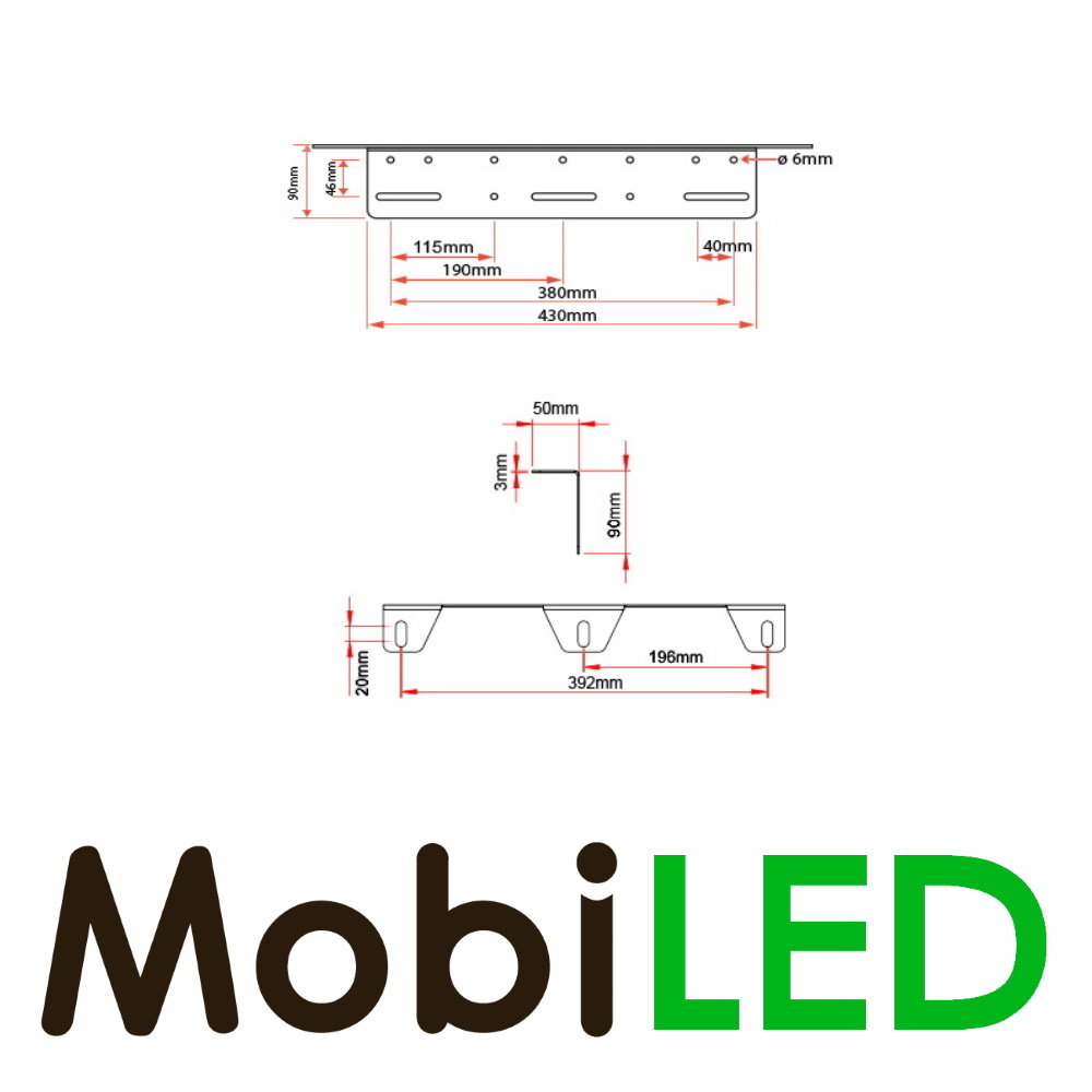 Kentekenhouder / montagebeugel 1605-3023 Kentekenhouder / montagebeugel 1605-3023