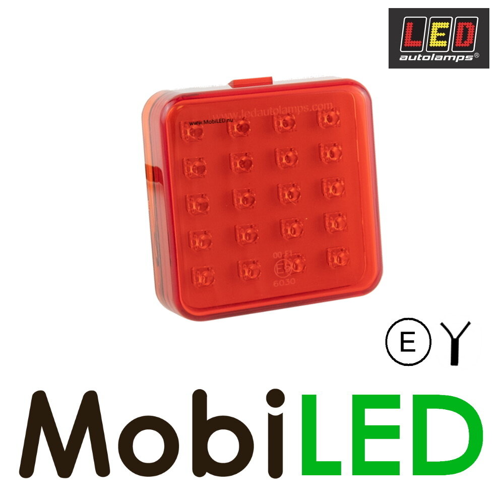 LED autolamps Mistachterlicht 100 serie module E-keur LED autolamps Mistachterlicht 100 serie module E-keur