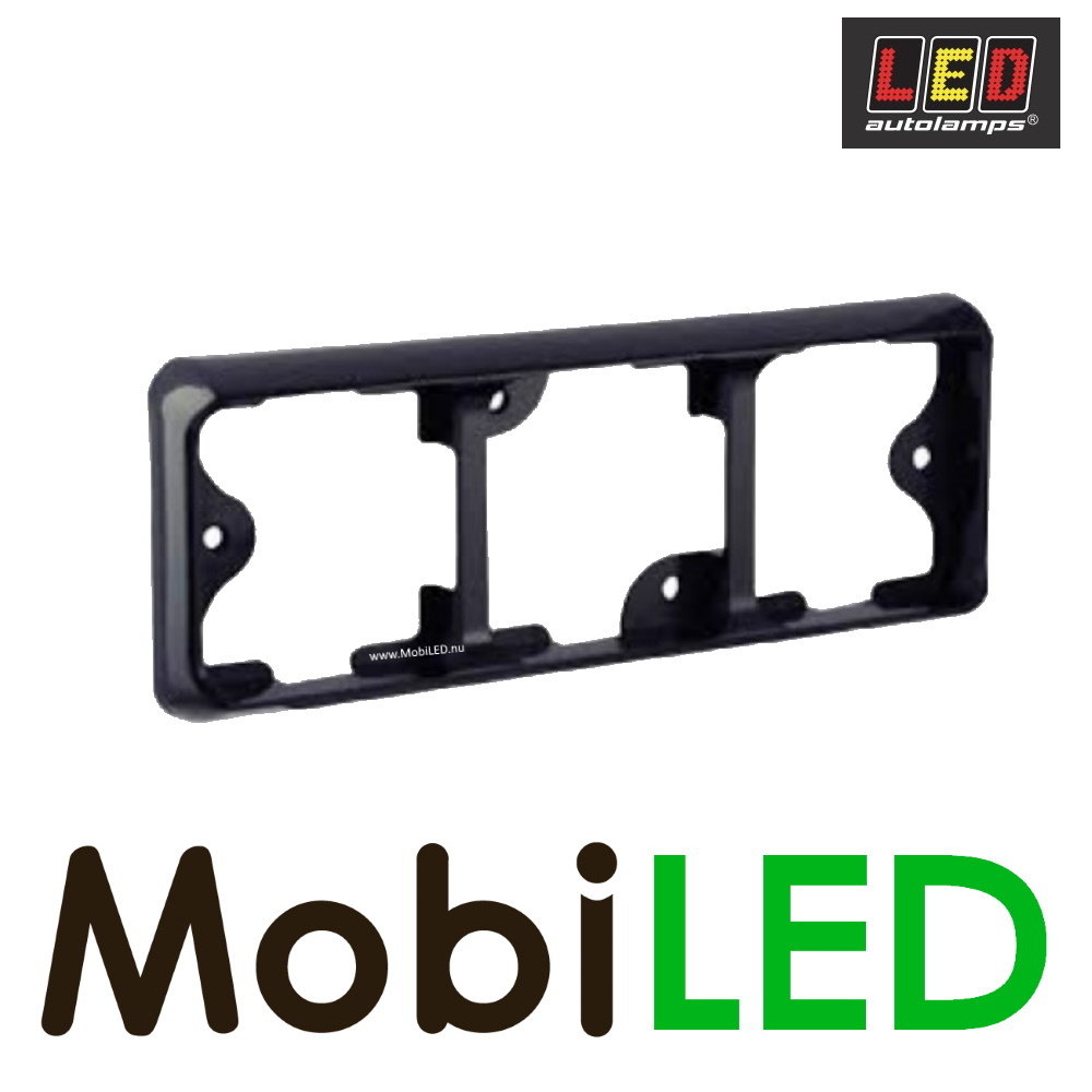 LED autolamps Frame for 3 modules 100 series