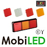 LED autolamps Frame voor 3 modules 80 serie LED autolamps Frame voor 3 modules 80 serie