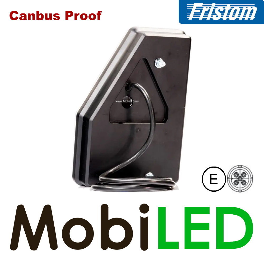 Fristom Rear light 4 functions left reflector bayonet E-mark canbus proof Fristom Rear light 4 functions left reflector bayonet E-mark canbus proof