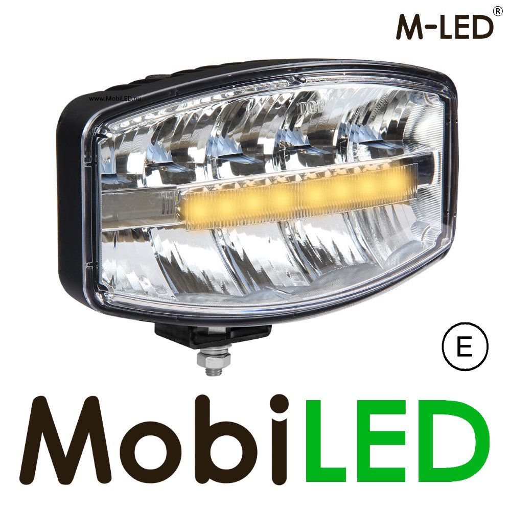 M-LED M-LED Verstraler met wit/amber positielicht E-keur M-LED M-LED Verstraler met wit/amber positielicht E-keur