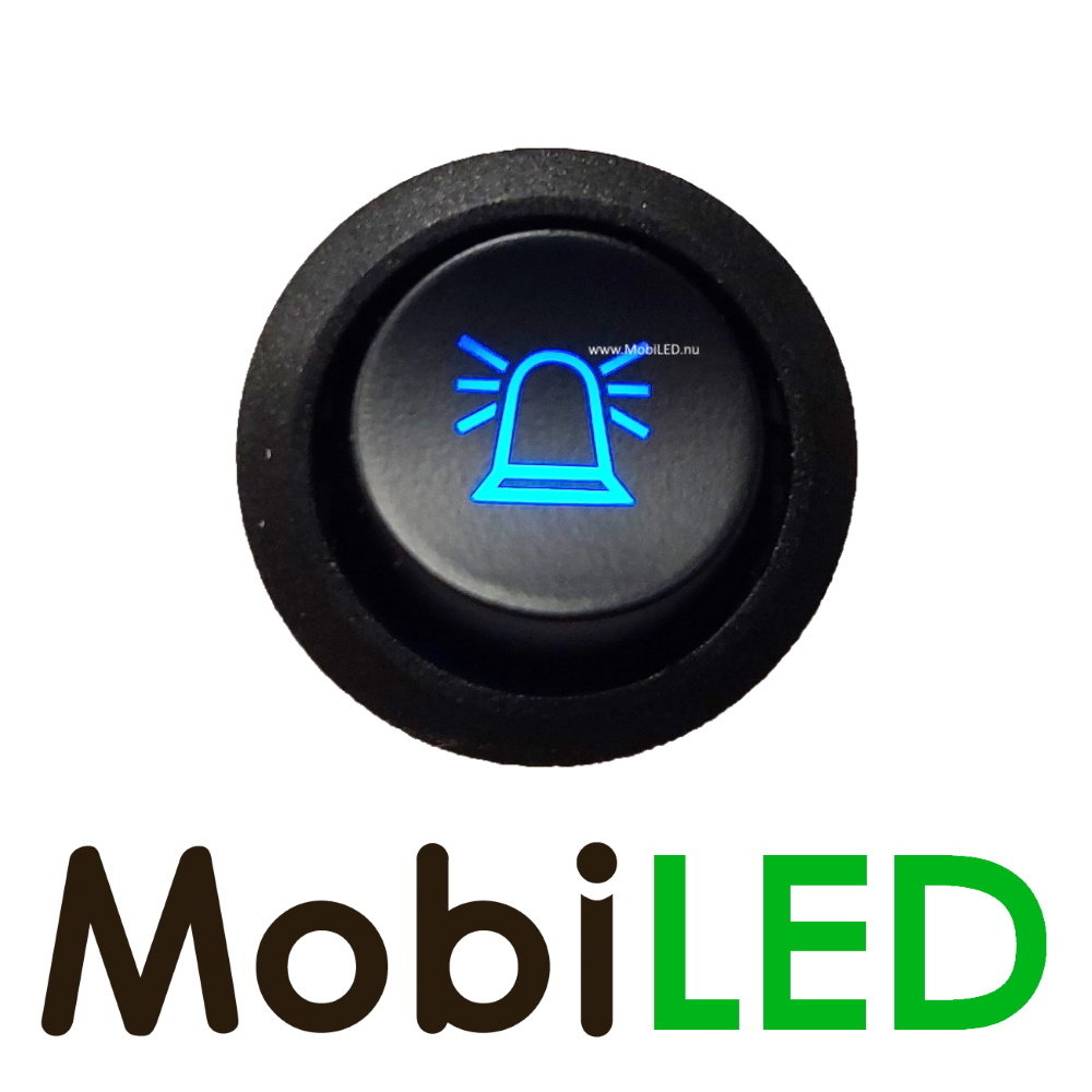 Toggle switch beacon blue/blue 20A 4 pins
