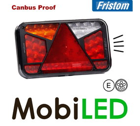 Fristom Rear light 5 functions license plate bayonet Left Fristom Rear light 5 functions license plate bayonet Left