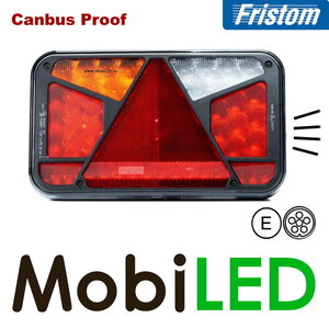 Rear light 5 functions license plate bayonet Left