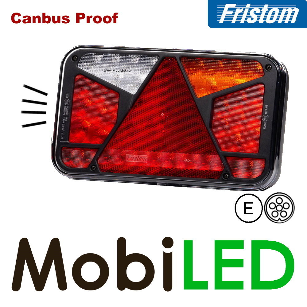 Fristom Achterlicht 5 functies kenteken bajonet FT-370 Rechts E-keur Fristom Achterlicht 5 functies kenteken bajonet FT-370 Rechts E-keur