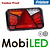 Rear light 5 functions bayonet Left