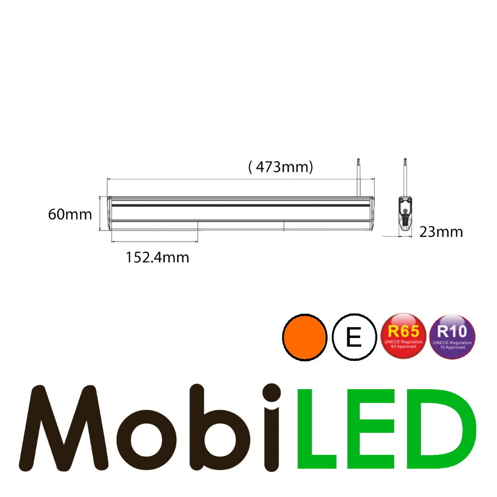 Flash bar 473 mm 36 LEDs with control box Flash bar 473 mm 36 LEDs with control box