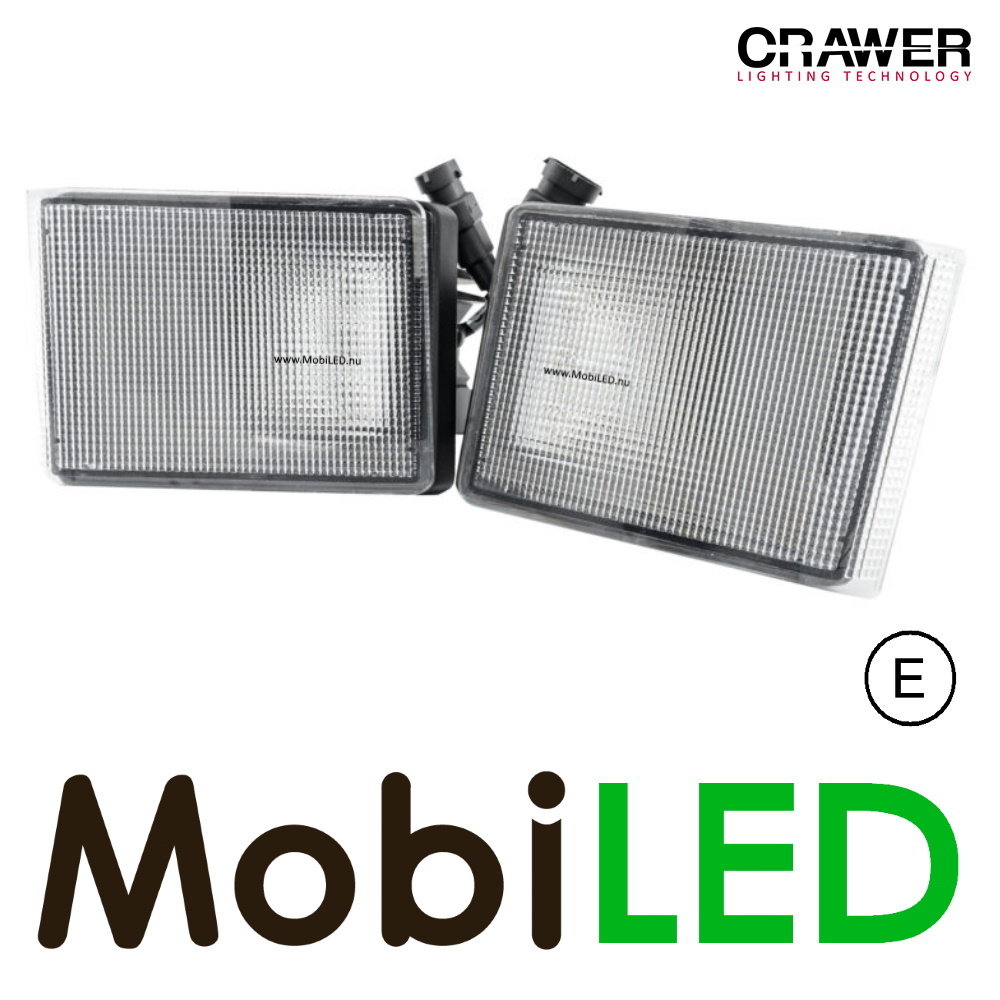 Crawer Crawer set of recessed worklights John Deere 7000 and 7010