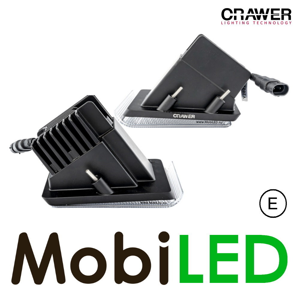 Crawer Crawer set of recessed worklights John Deere 7000 and 7010