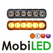 Flitser amber 6 leds flexibel E-keur Flitser amber 6 leds flexibel E-keur