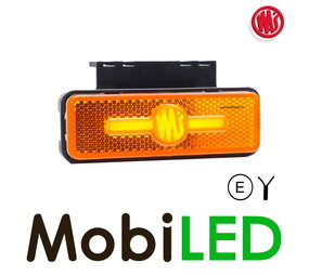 WAS Side marking stripe rectangular amber NEON look WAS Side marking stripe rectangular amber NEON look