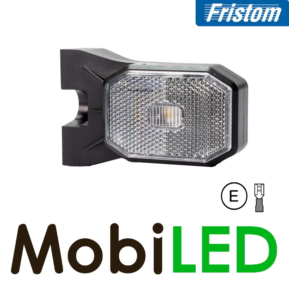 Fristom Fristom Side marking block white short corner holder E-mark