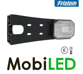 Fristom Zijmarkering wit blok hoekhouder lang