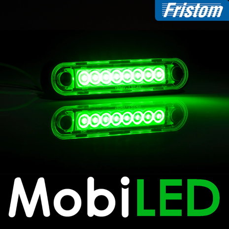 Fristom Fristom zijmarkering wit groen lang