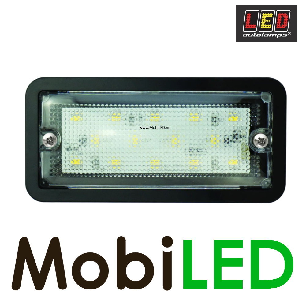 LED autolamps Interieurverlichting plat rechthoek 24 volt zwart LED autolamps Interieurverlichting plat rechthoek 24 volt zwart