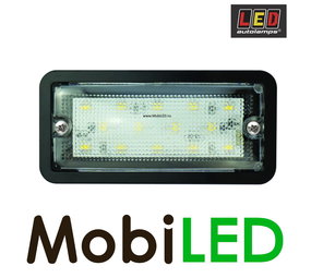 LED autolamps Interior lighting flat rectangle 24V black