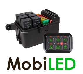 Control panel with power unit 6 buttons 12V Control panel with power unit 6 buttons 12V