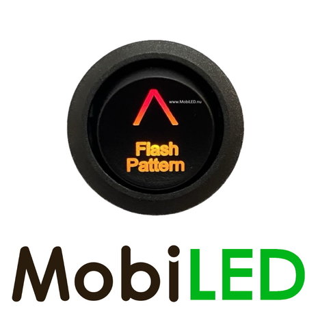 Interrupteur à bascule Mode Flash Ambre/Rouge 20 ampère 14 volt Interrupteur à bascule Mode Flash Ambre/Rouge 20 ampère 14 volt