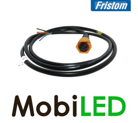 Fristom 6 pins bajonet connector geel Fristom 6 pins bajonet connector geel