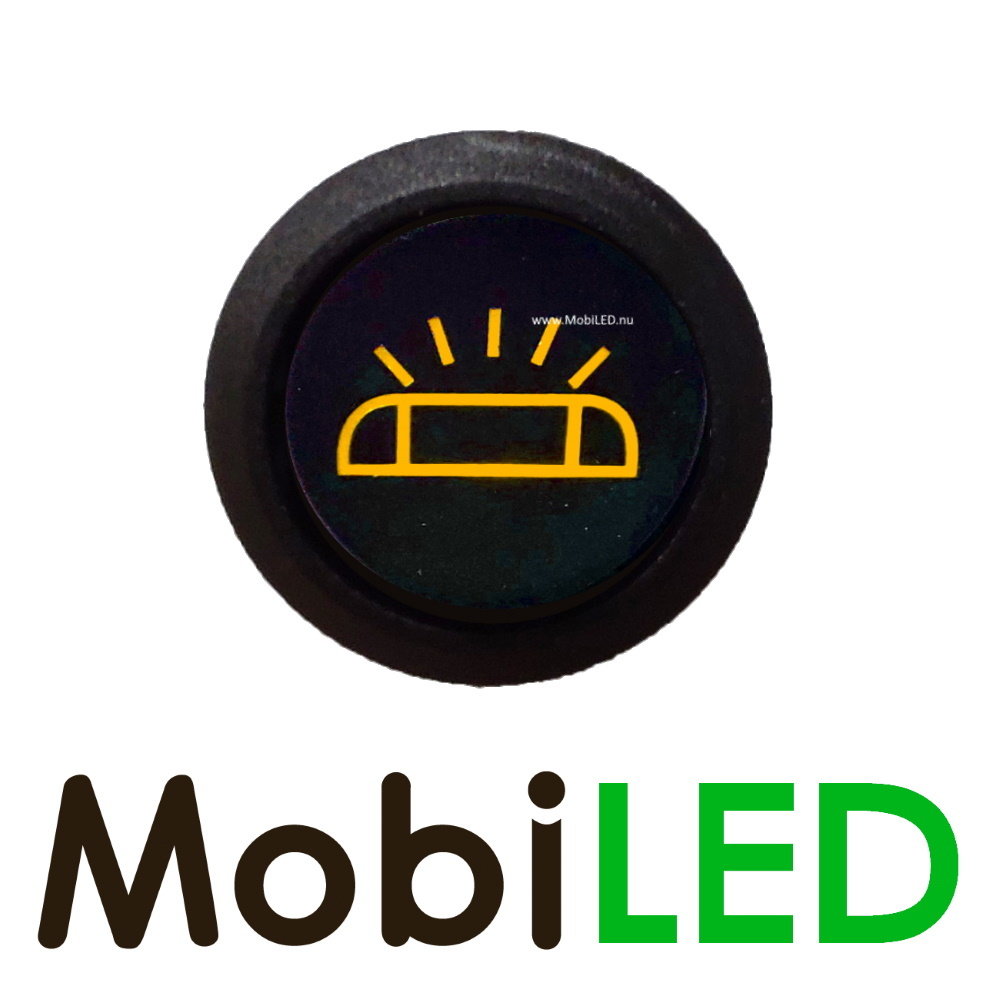 Tuimelschakelaar Flitsbalk Amber/Groen 20 ampère 14 volt Tuimelschakelaar Flitsbalk Amber/Groen 20 ampère 14 volt