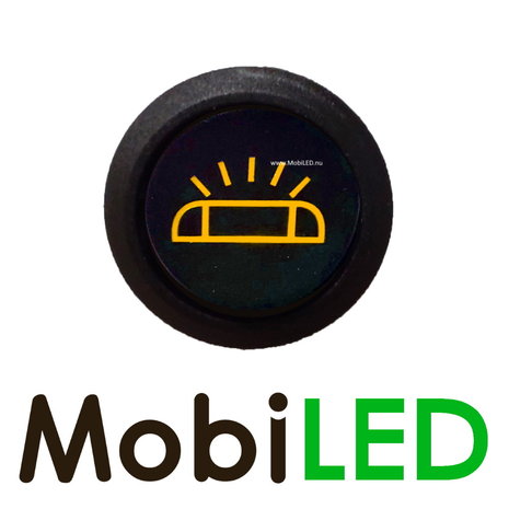 Toggle Switch Flash Bar Amber/Green 20 amps 14 volts