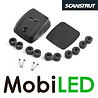 Scanstrut DS-HD10-BLK dubbele kabeldoorvoer zwart Scanstrut DS-HD10-BLK dubbele kabeldoorvoer zwart