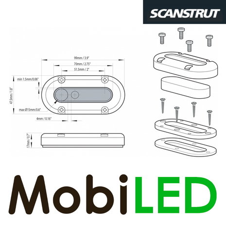 Scanstrut DS-MULTI cable seal Scanstrut DS-MULTI cable seal