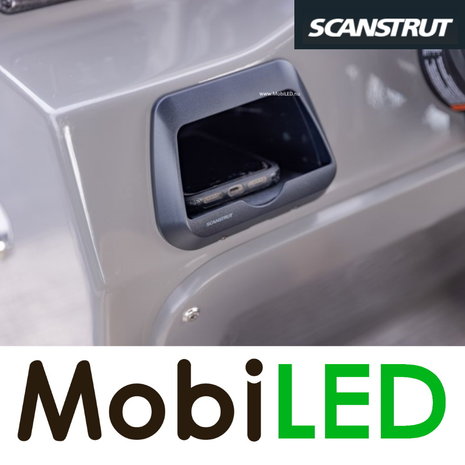 Scanstrut Wireless phone holder and charger nest shape