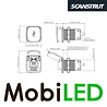 Scanstrut Flip pro USB snellader Scanstrut Flip pro USB snellader