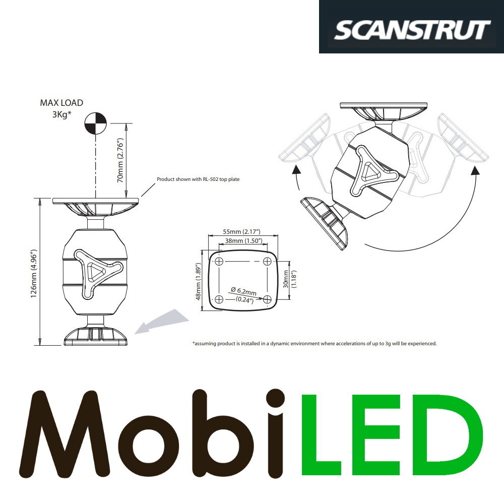 Scanstrut ROKK mini Body Scanstrut ROKK mini Body