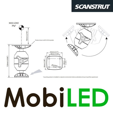 Scanstrut ROKK mini Body Scanstrut ROKK mini Body