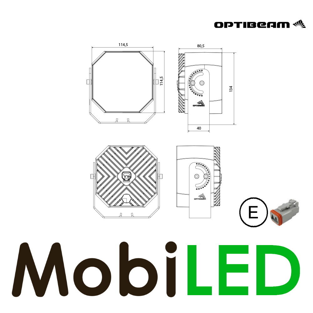 Optibeam Optibeam Octax 6.0 worklight E-mark