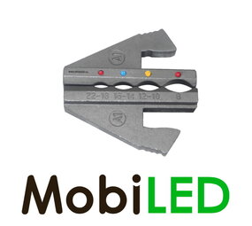 Die for red, blue & yellow heatshrink butt connectors Die for red, blue & yellow heatshrink butt connectors