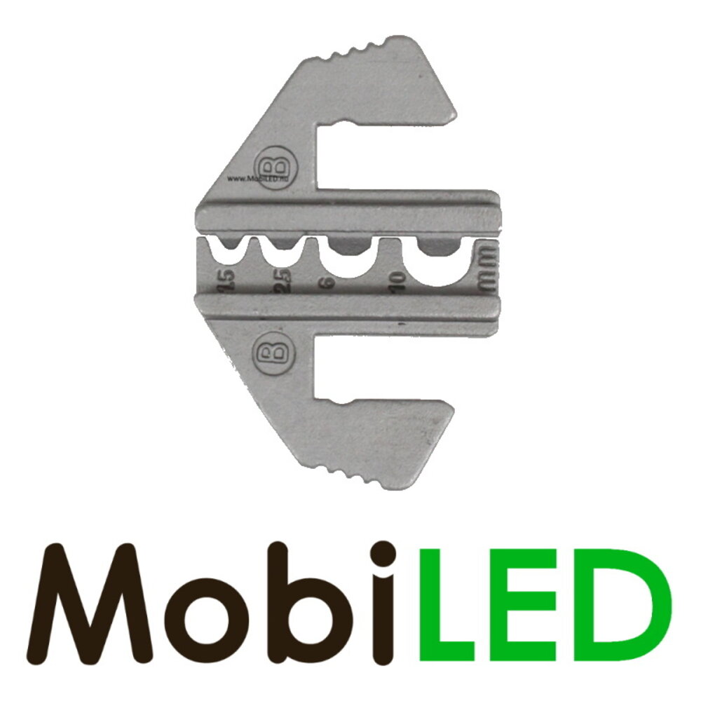 Matrijs voor niet-geïsoleerde terminals 1.5-10mm²