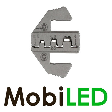 Matrice pour bornes à fût ouvert 0,5-6 mm² Matrice pour bornes à fût ouvert 0,5-6 mm²