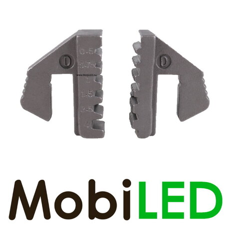 Matrijs voor adereindhulzen 0,5-4 mm² Matrijs voor adereindhulzen 0,5-4 mm²