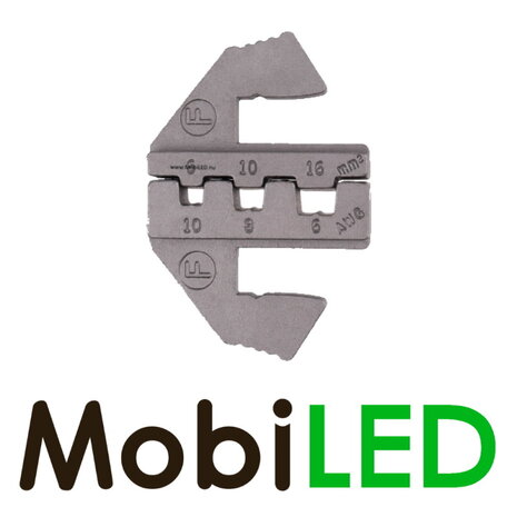 Matrijs voor adereindhulzen 6-16mm² Matrijs voor adereindhulzen 6-16mm²