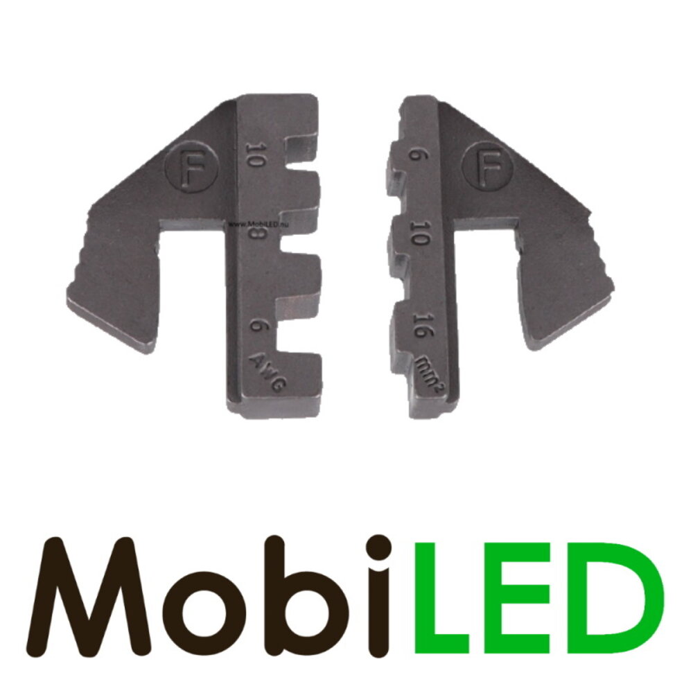 Matrijs voor adereindhulzen 6-16mm² Matrijs voor adereindhulzen 6-16mm²