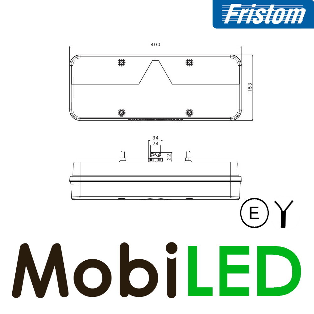 Fristom Fristom Kingpoint Achterlicht 6 functies reflector links E-keur Fristom Fristom Kingpoint Achterlicht 6 functies reflector links E-keur