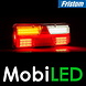 Fristom Kingpoint Rear light 5 functions reflector left bayonet E-mark Fristom Kingpoint Rear light 5 functions reflector left bayonet E-mark