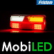 Fristom Kingpoint Rear light 5 functions reflector right bayonet E-mark Fristom Kingpoint Rear light 5 functions reflector right bayonet E-mark