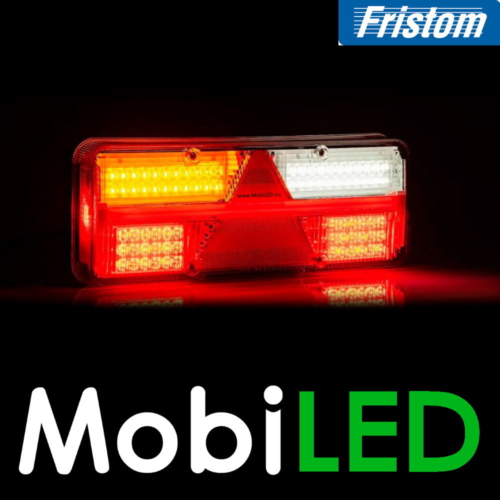 Fristom Kingpoint Feu arrière 6 fonctions réflecteur gauche baïonnette E-marque Fristom Kingpoint Feu arrière 6 fonctions réflecteur gauche baïonnette E-marque