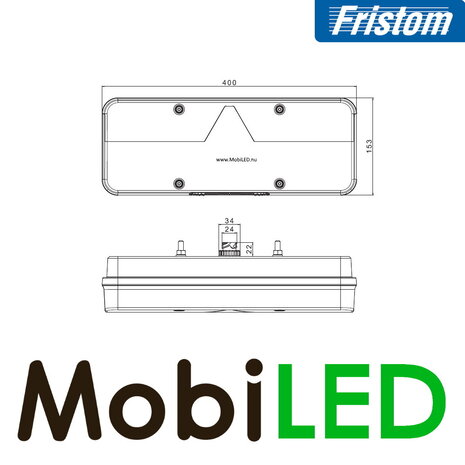 Fristom Fristom Kingpoint Achterlicht vervangingslens FT-500 K Fristom Fristom Kingpoint Achterlicht vervangingslens FT-500 K